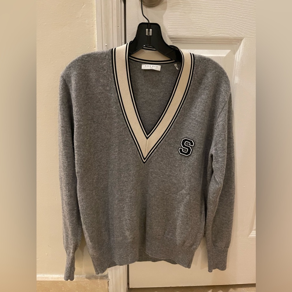 Sandro V neck sweater